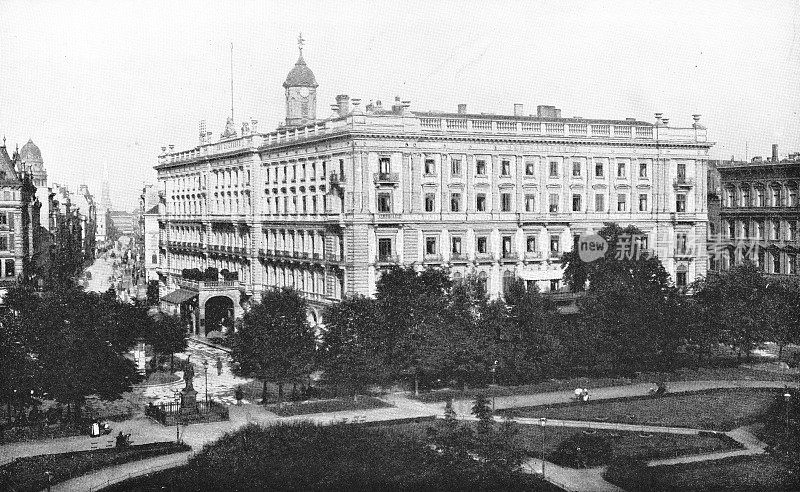 Hotel Kaiserhof在柏林，德国-德国帝国19世纪